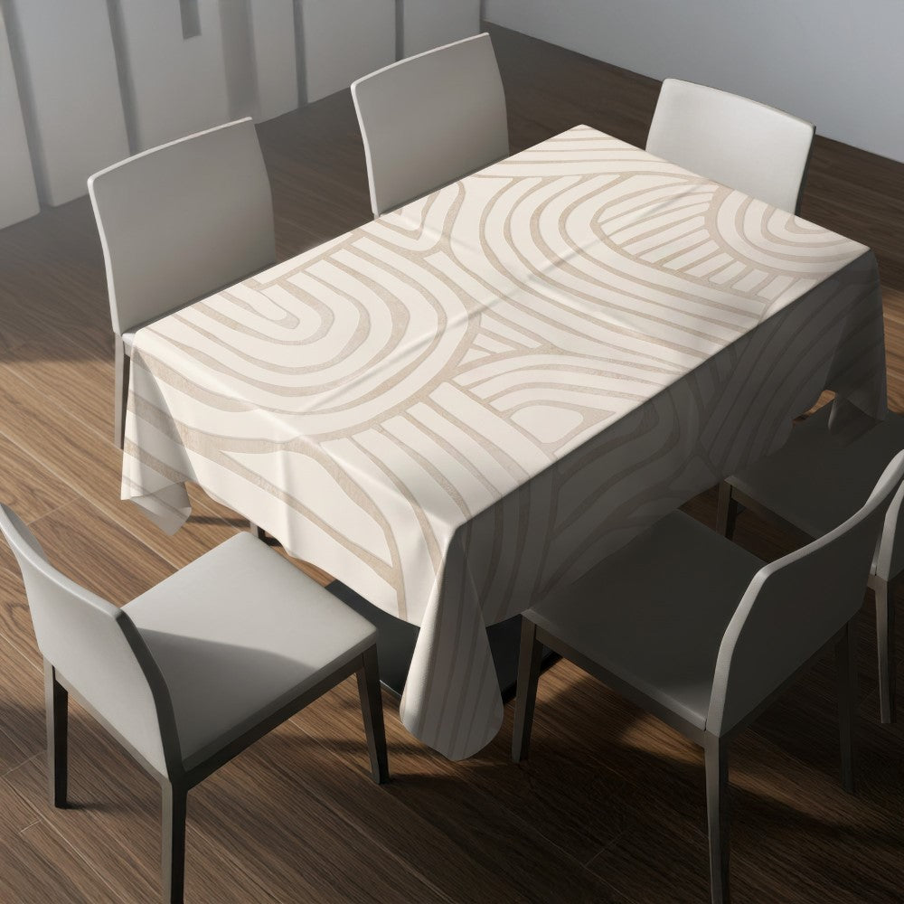 Nappe motifs géométriques – mise en situation