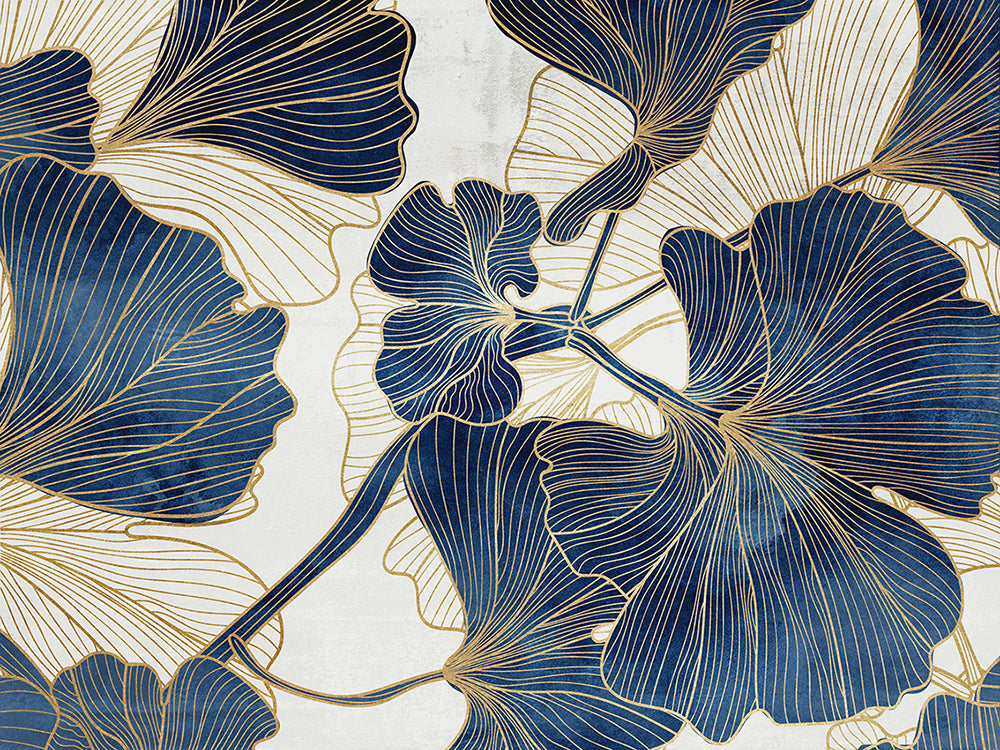 Lot de 4 sets de table en vinyle / Feuilles artistiques