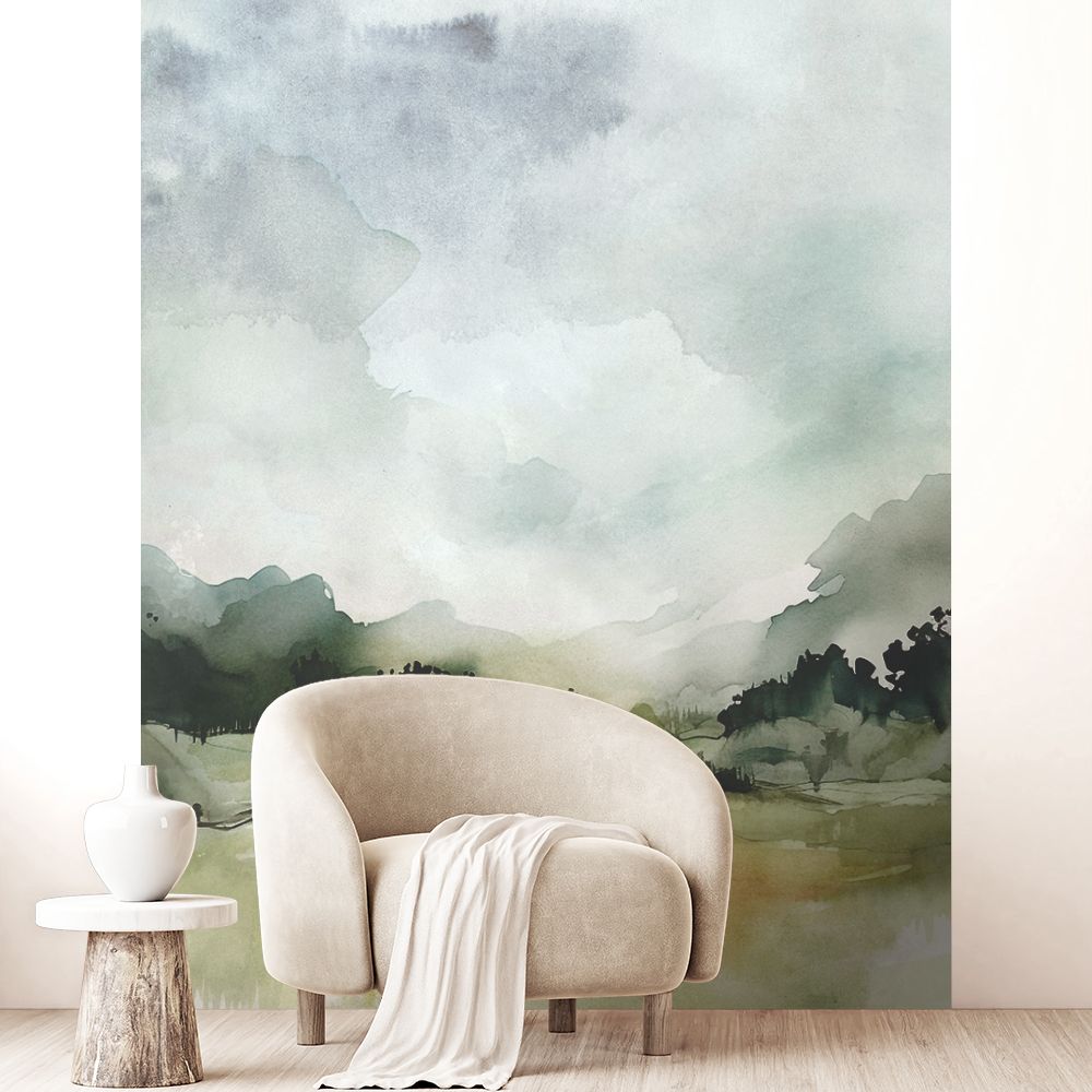 Papier peint "Scène naturelle apaisante"