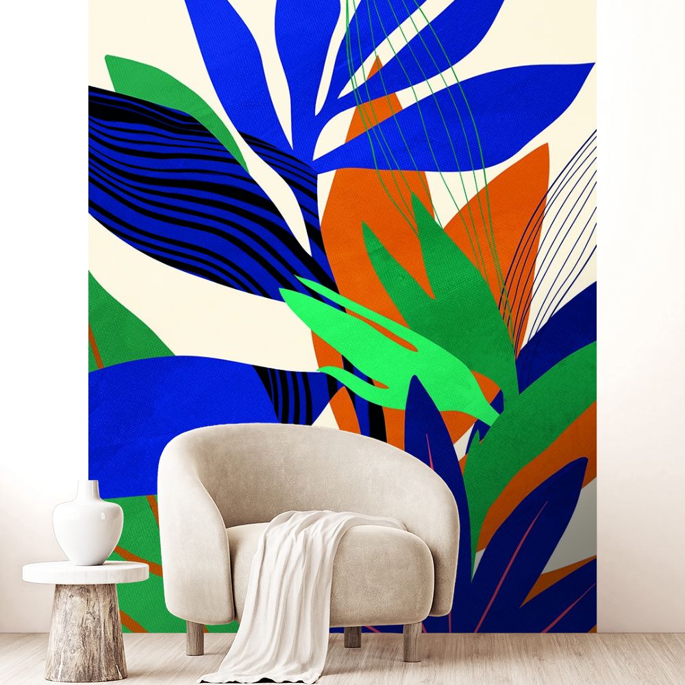 Papier peint "Feuillage vibrant"