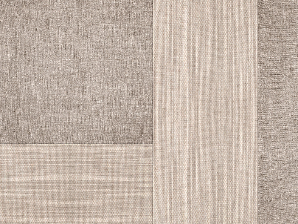 Lot de 4 sets de table en vinyle / Motif textile