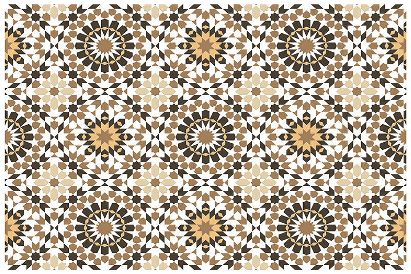 Lot de 4 sets de table en vinyle / Motifs géométriques