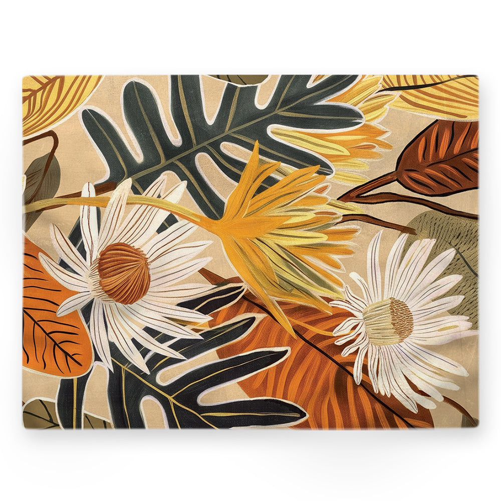 Nappe fleurs – Multicouleur – 140×220 cm