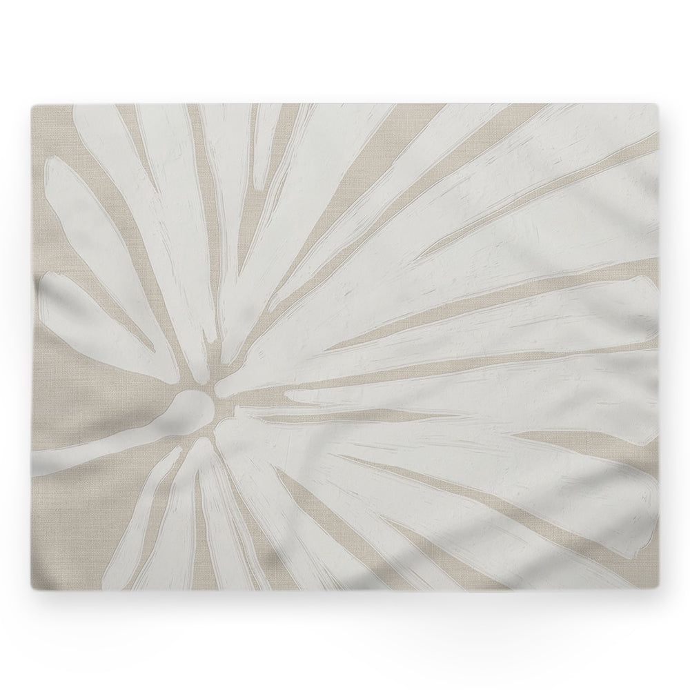Nappe feuilles – Beige – 140×220 cm