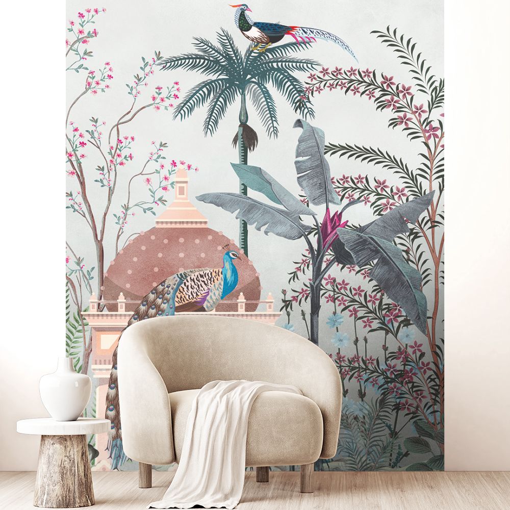 Papier peint "Scene exotique paisible"