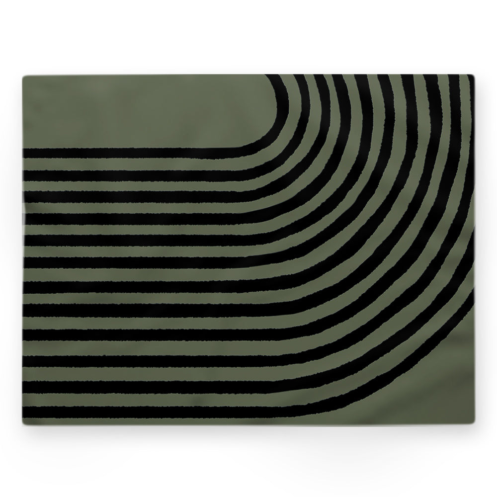 Nappe arcs – Vert – 140×220 cm