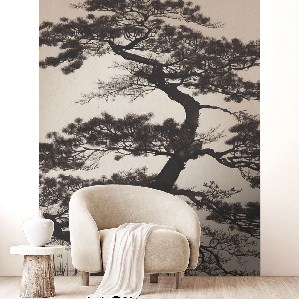 Papier peint "Branches et arbre"