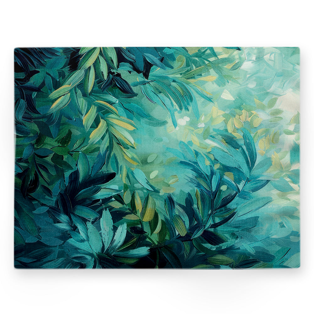 Nappe feuilles – Vert – 140×220 cm