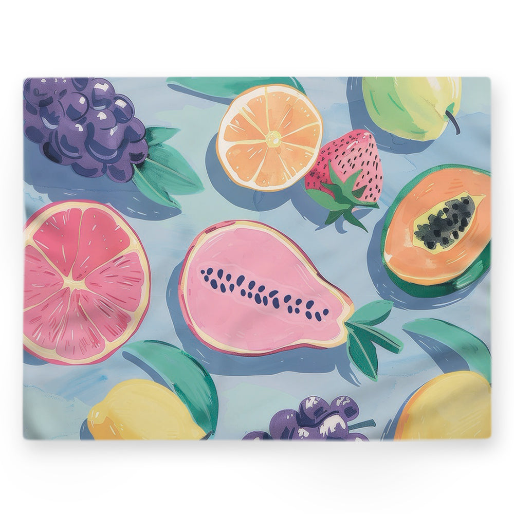 Nappe fruits – Multicouleur – 140×220 cm
