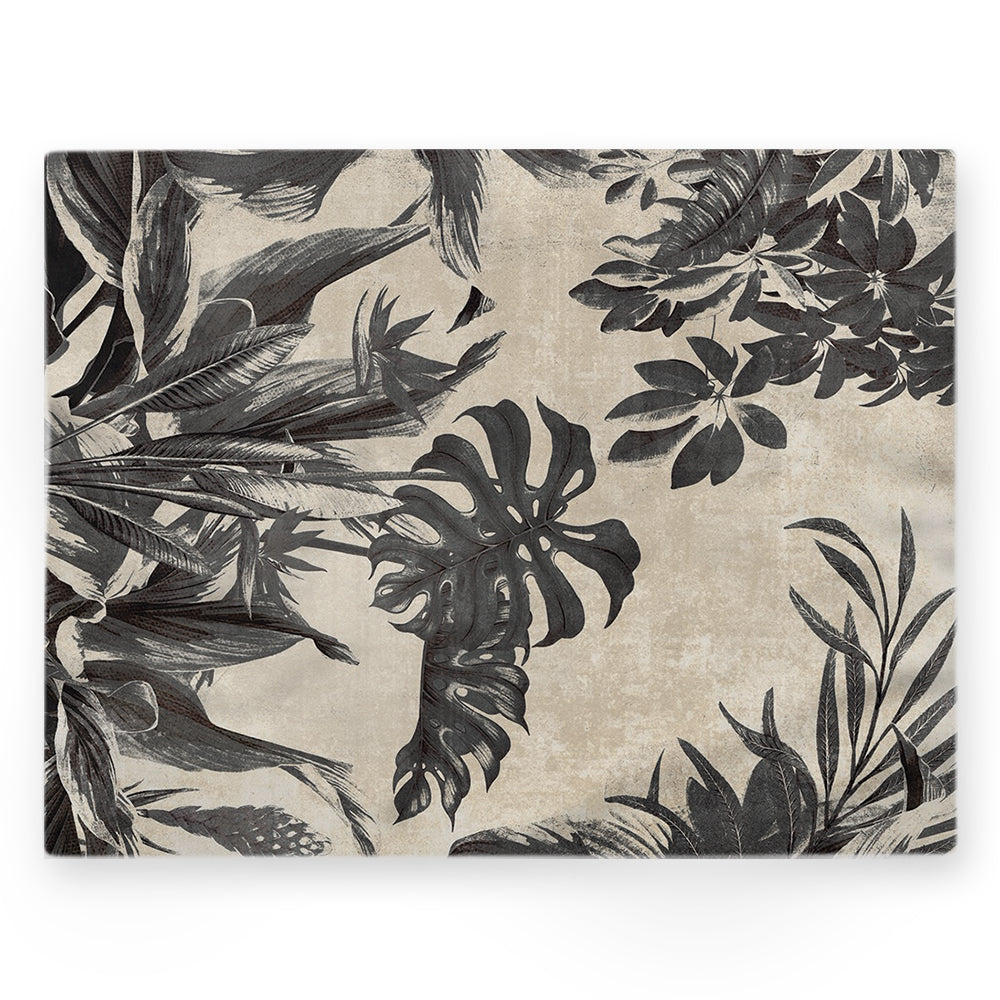Nappe feuilles – Beige – 140×220 cm