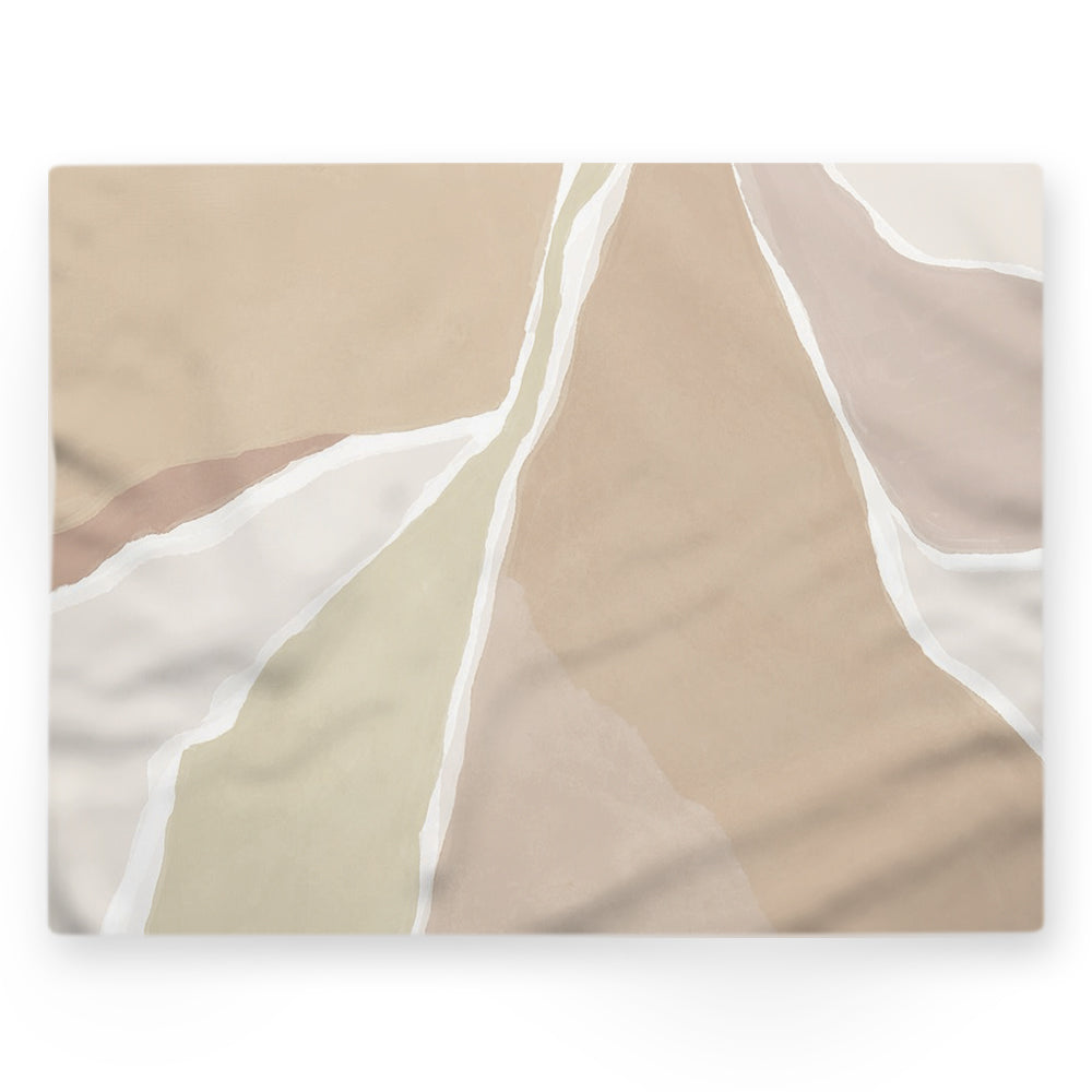 Nappe motif abstrait – Beige – 140×220 cm