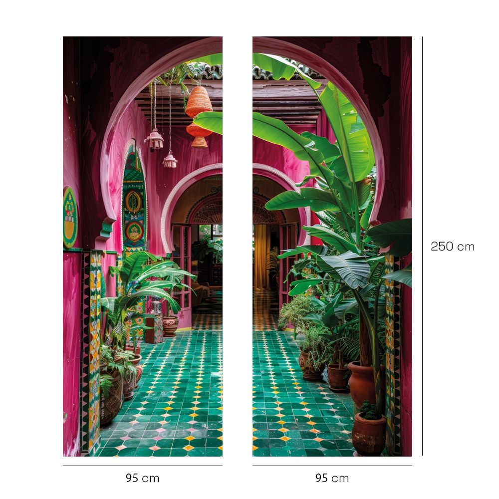 Papier peint "Vibrant et exotique"