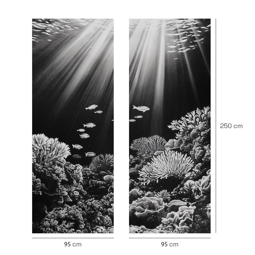 Papier peint "Paysage sous-marin"