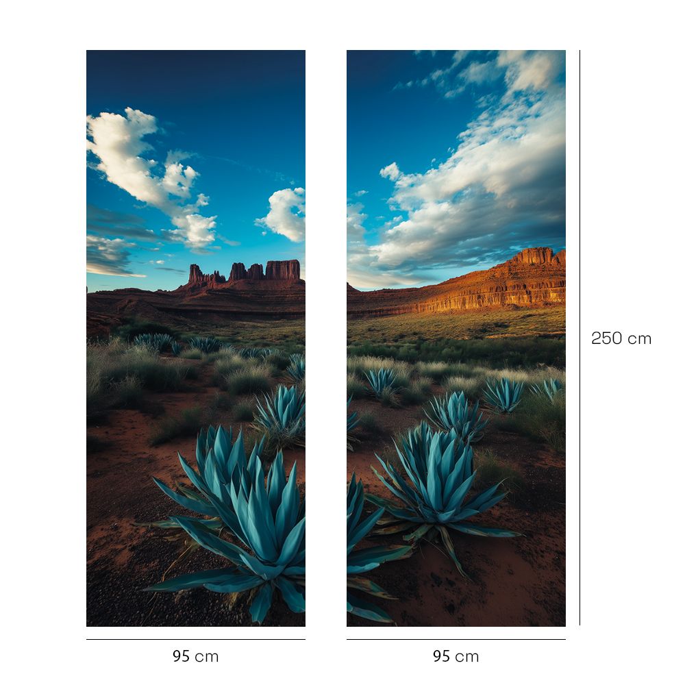 Papier peint "Paysage désertique majestueux"