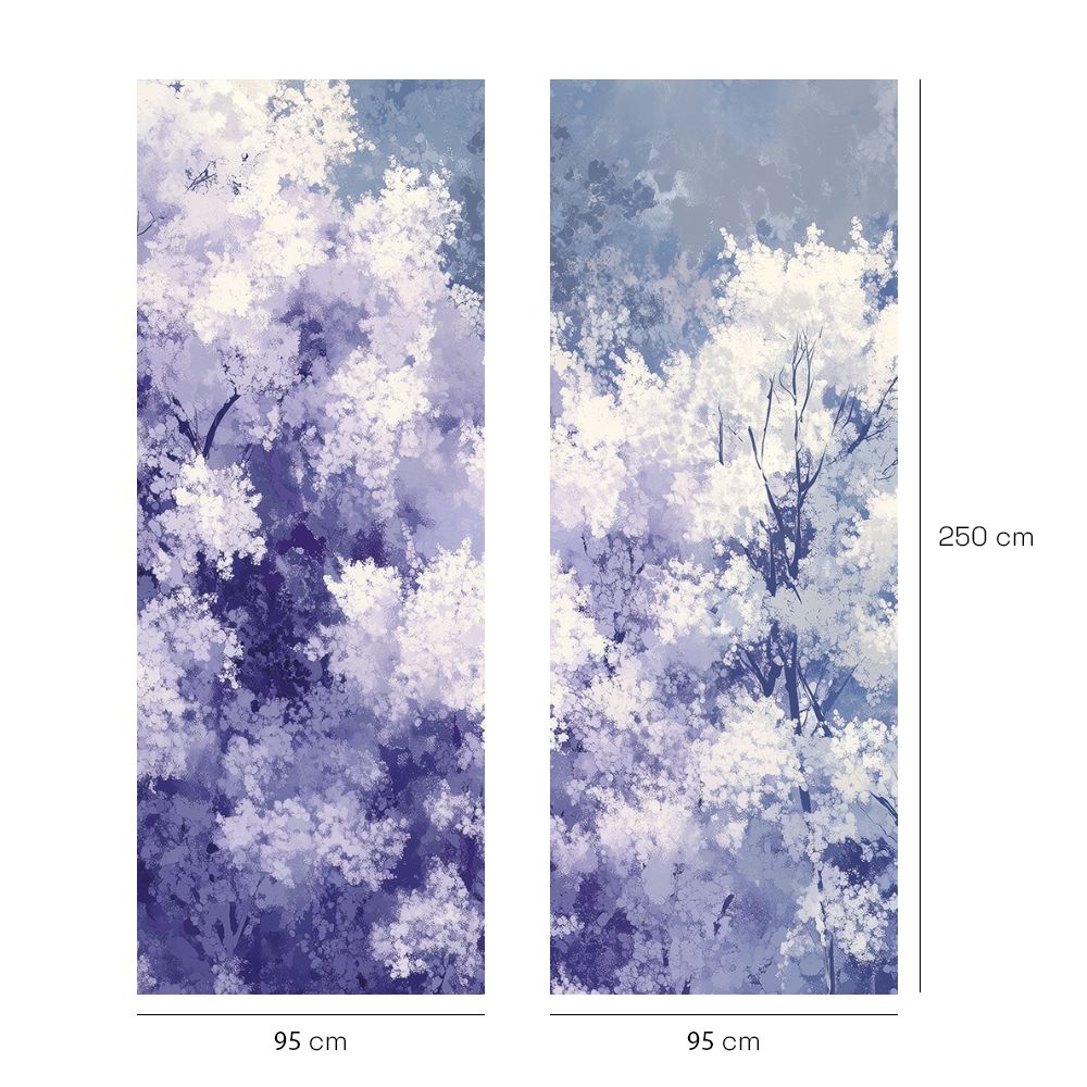 Papier peint "Effet floral envoûtant"