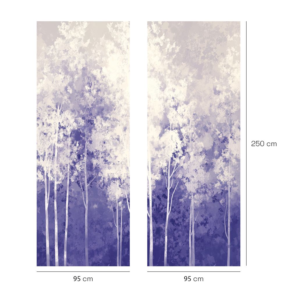 Papier peint "Forêt apaisante"