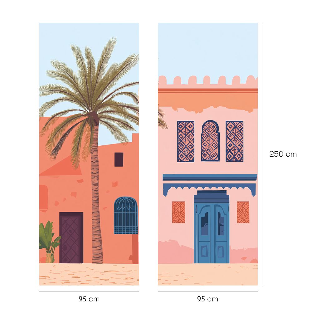 Papier peint "Visuel coloré"