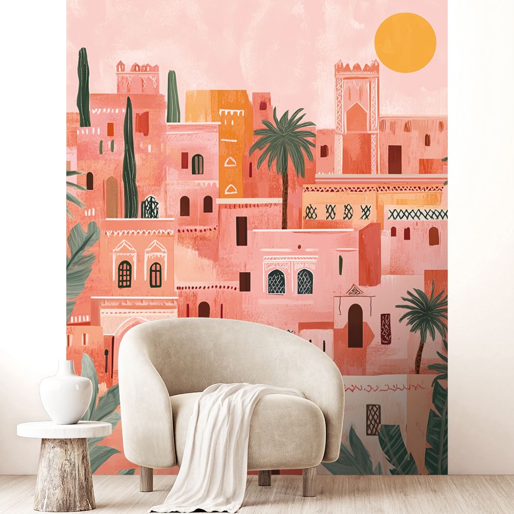 Papier peint "Villes du désert"
