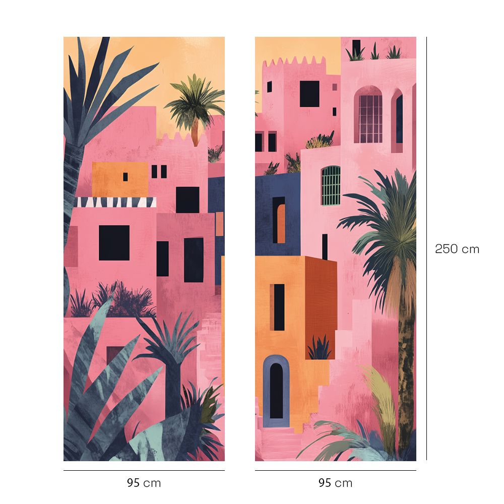 Papier peint "Couleurs et textures"