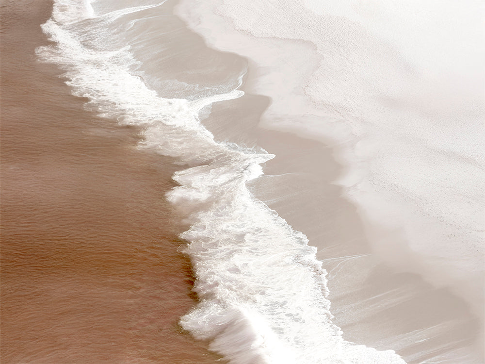 Lot de 4 sets de table en vinyle / Vagues à la plage