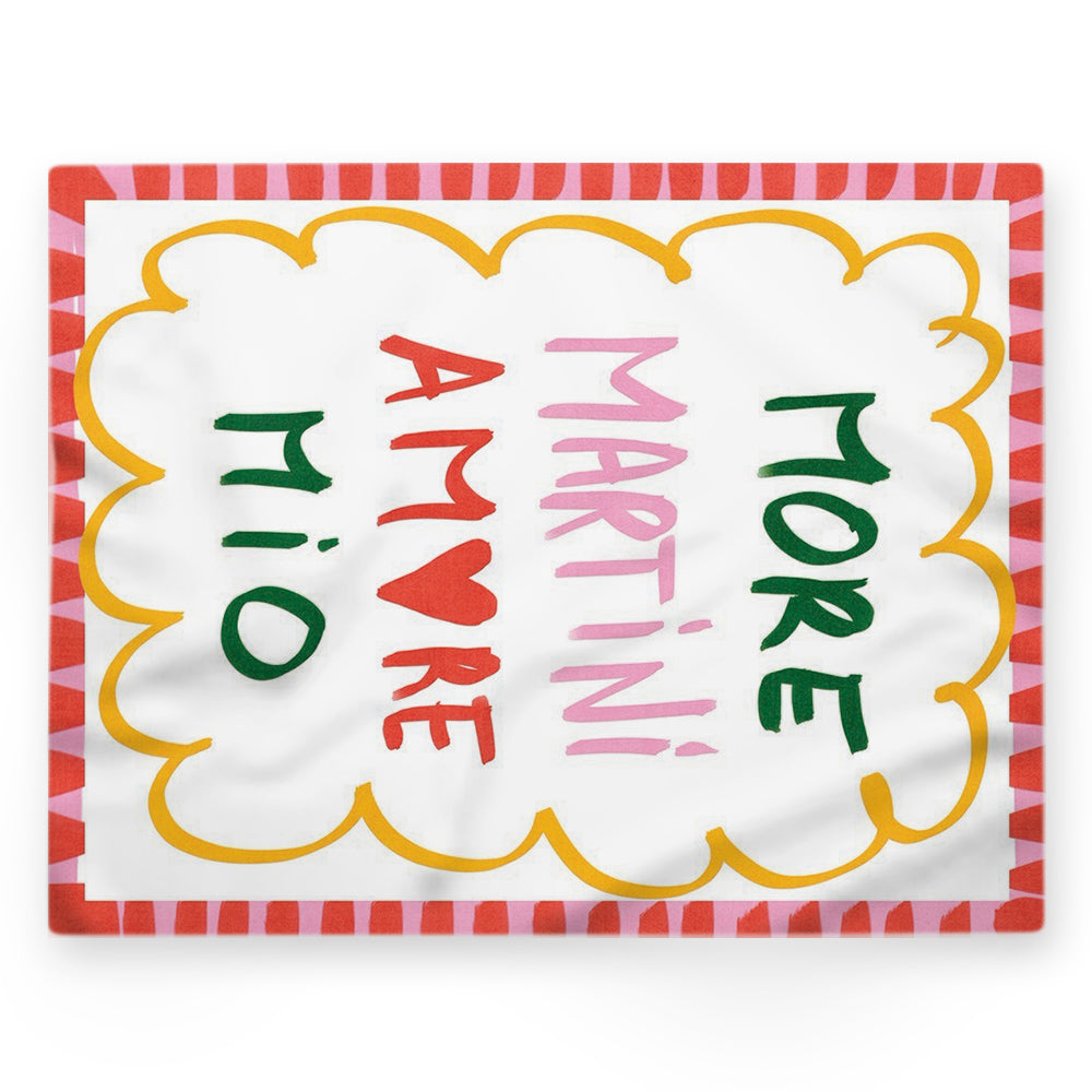 Nappe texte – Multicouleur – 140×220 cm