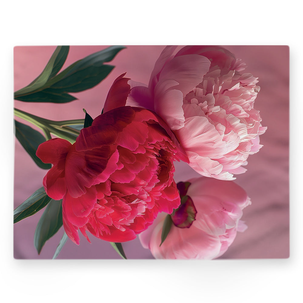 Nappe fleurs – Rose – 140×220 cm