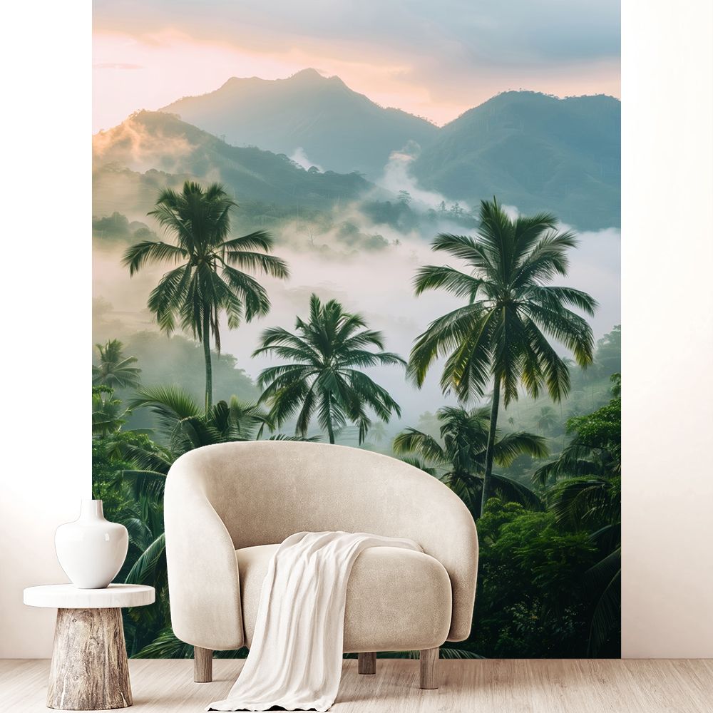Papier peint "Forêt tropicale luxuriante"