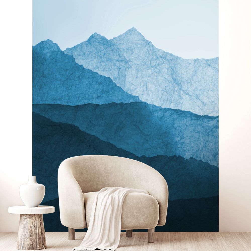 Papier peint "Panorama montagneux apaisant"