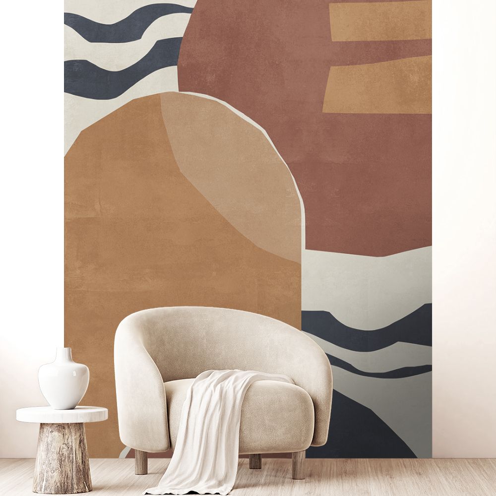 Papier peint "Formes modernes audacieuses"