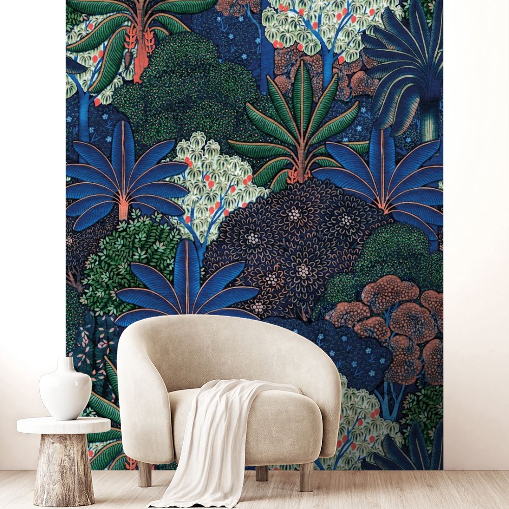 Papier peint "Forêt exotique luxuriante"