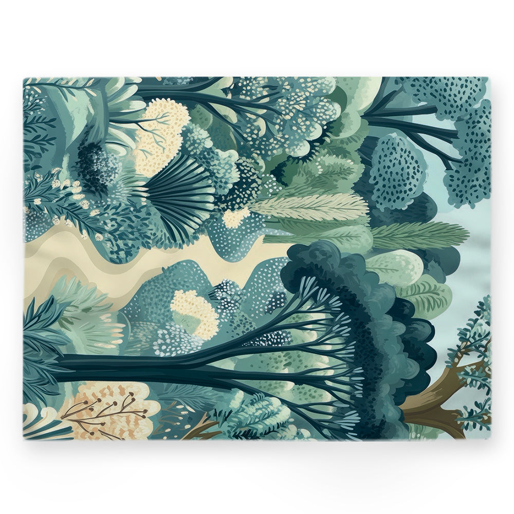 Nappe forêt – Vert – 140×220 cm