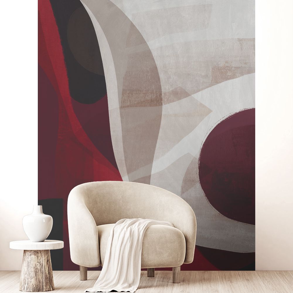 Papier peint "Formes fluides dynamiques"