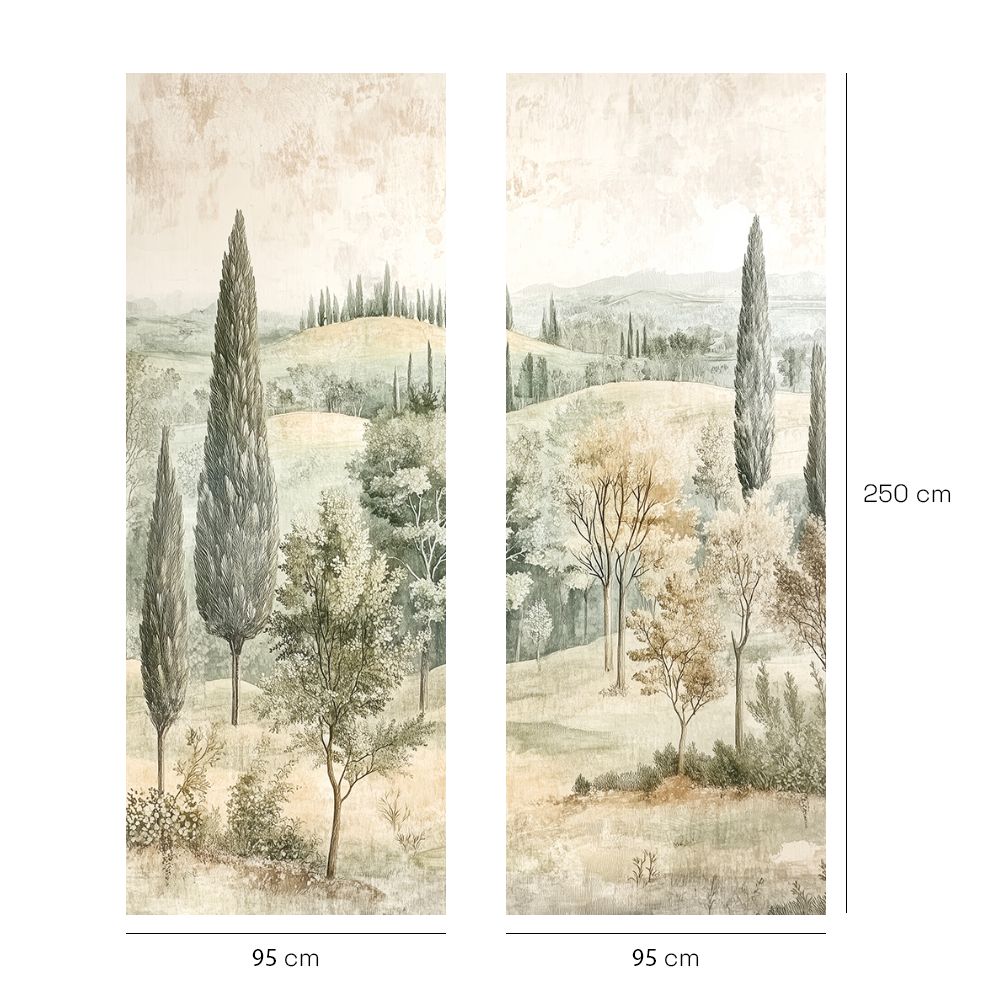 Papier peint "Paysage serein"