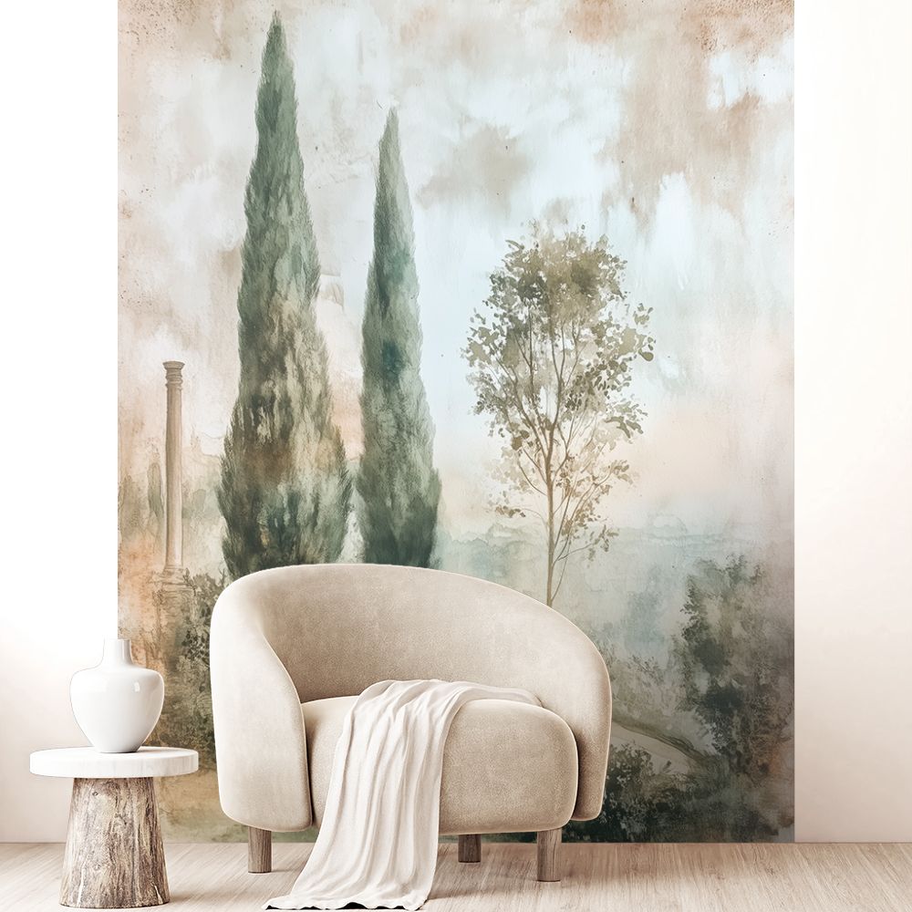 Papier peint "Scène naturelle apaisante"