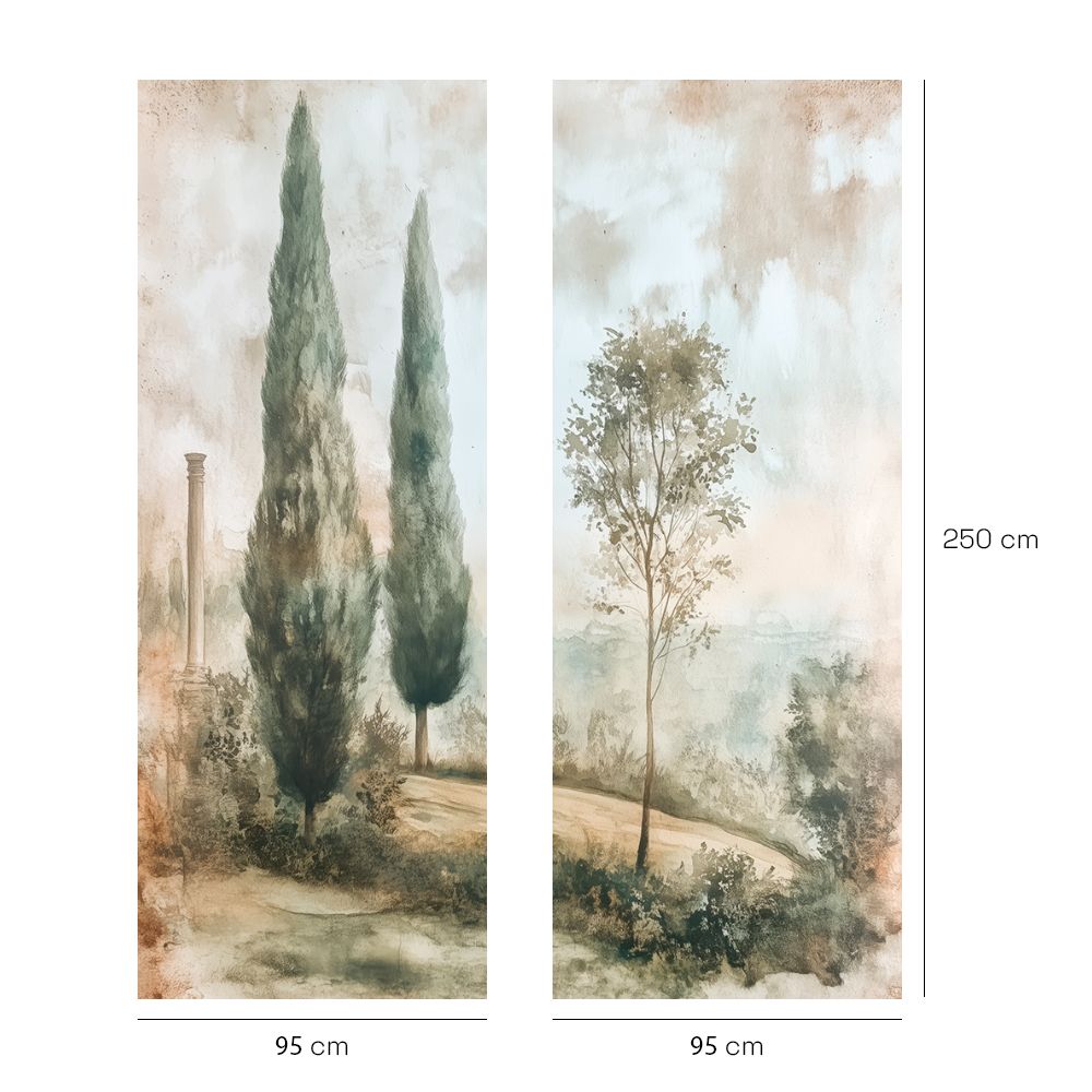 Papier peint "Scène naturelle apaisante"