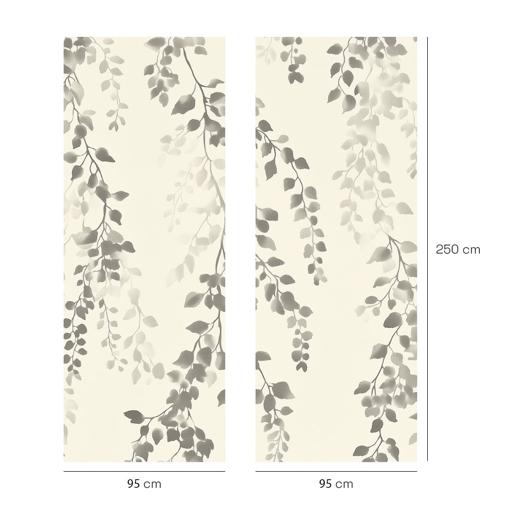 Papier peint "Branches suspendues délicates"