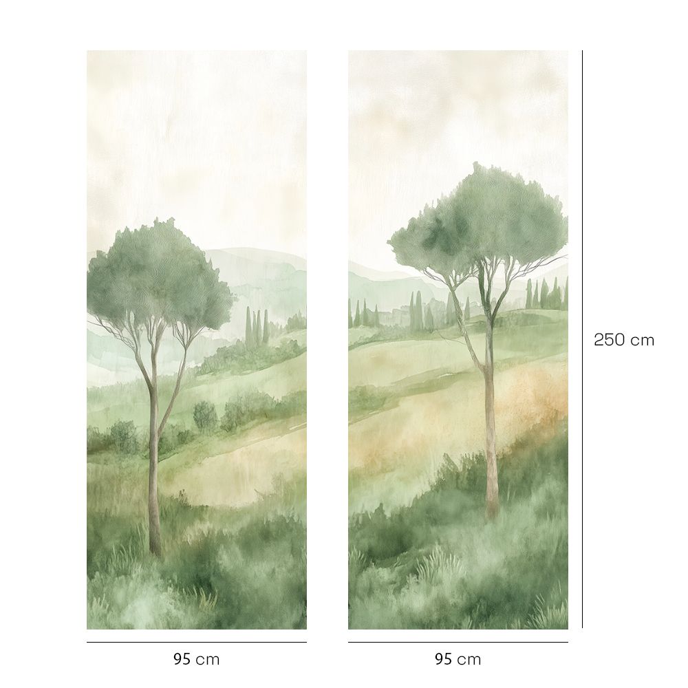 Papier peint "Paysage serein"