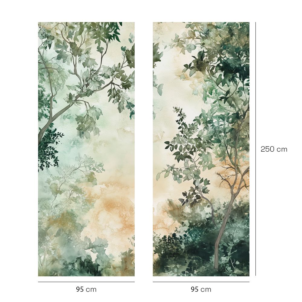 Papier peint "Paysage serein"