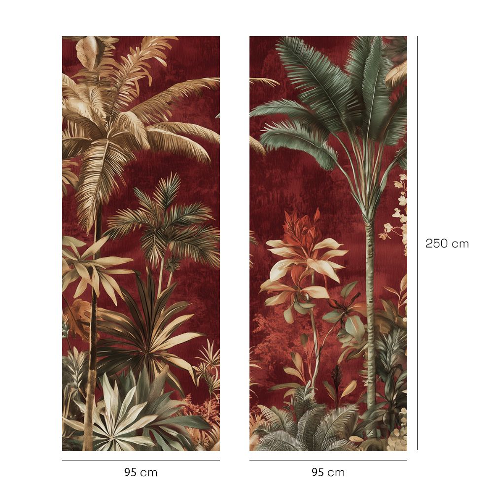 Papier peint "Luxuriance tropicale"