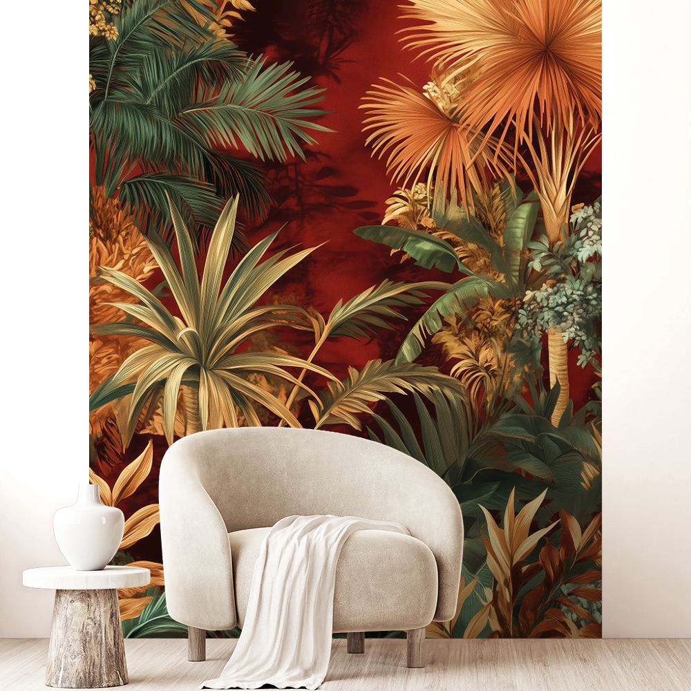 Papier peint "Luxuriant et exotique"