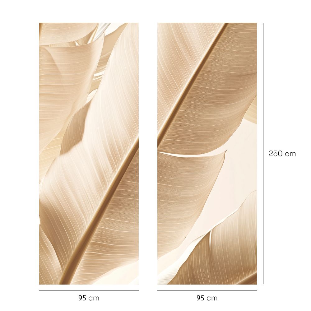 Papier peint "Feuilles élégantes"