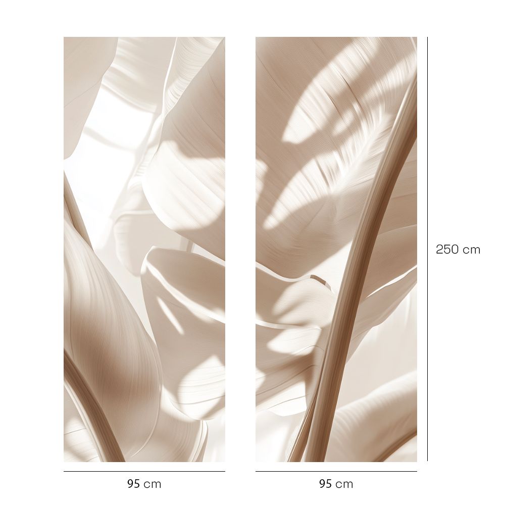 Papier peint "Effet naturel doux"