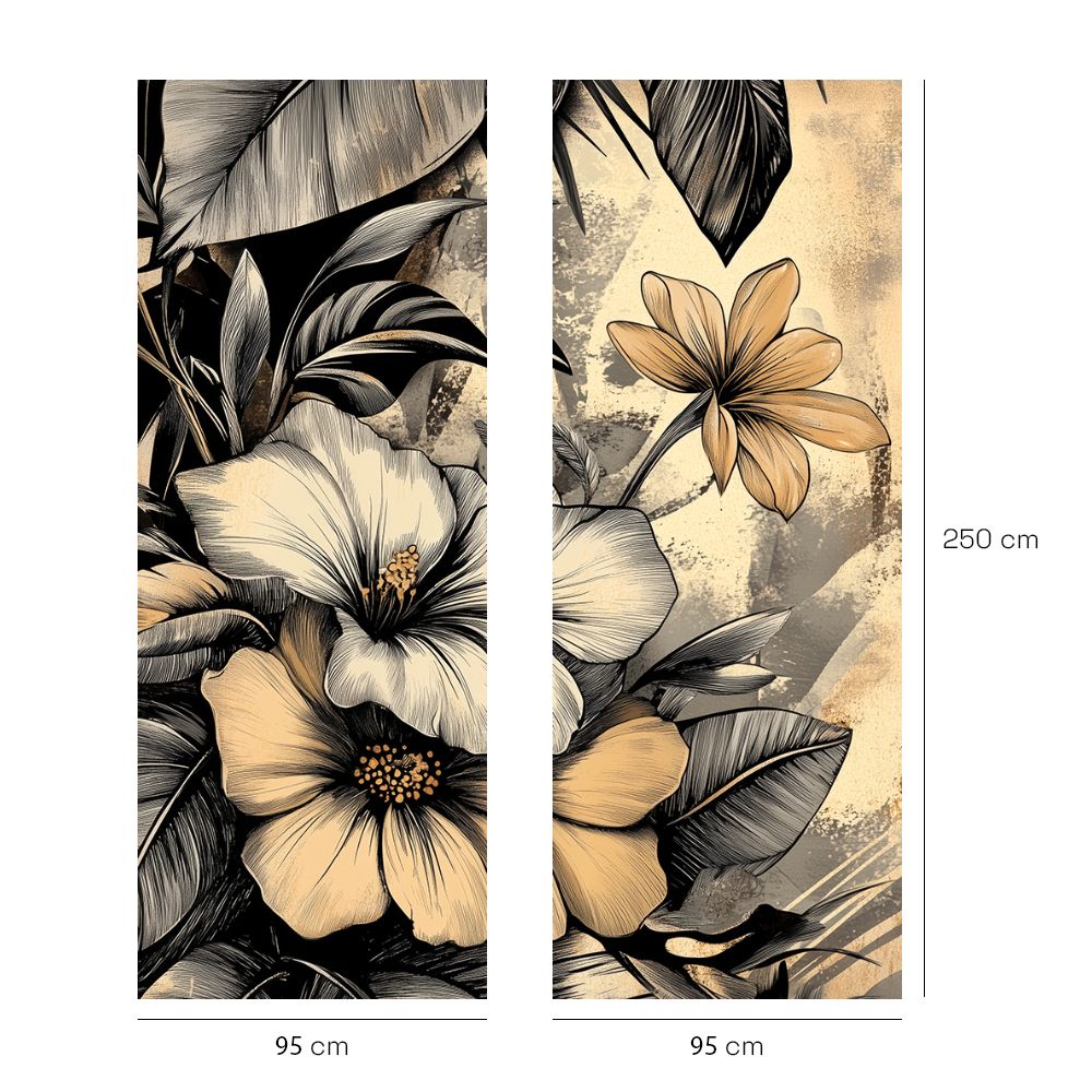 Papier peint "Élégance botanique"