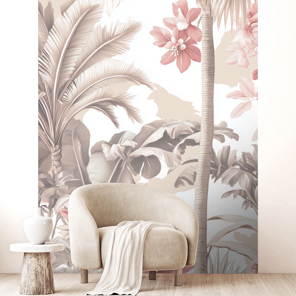 Papier peint "Paysage tropical paisible"