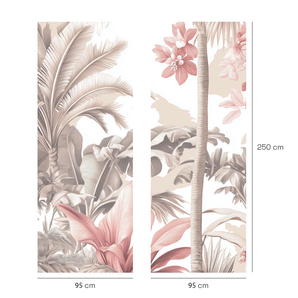 Papier peint "Paysage tropical paisible"