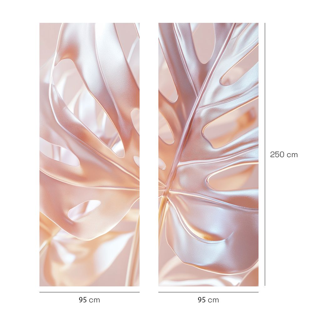 Papier peint "Effet métallique doux"