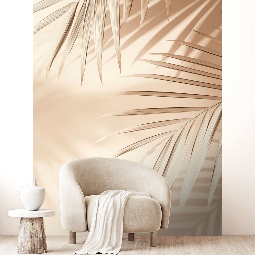 Papier peint "Ombres de palmiers"