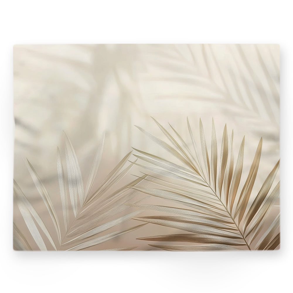 Nappe feuilles – Beige – 140×220 cm