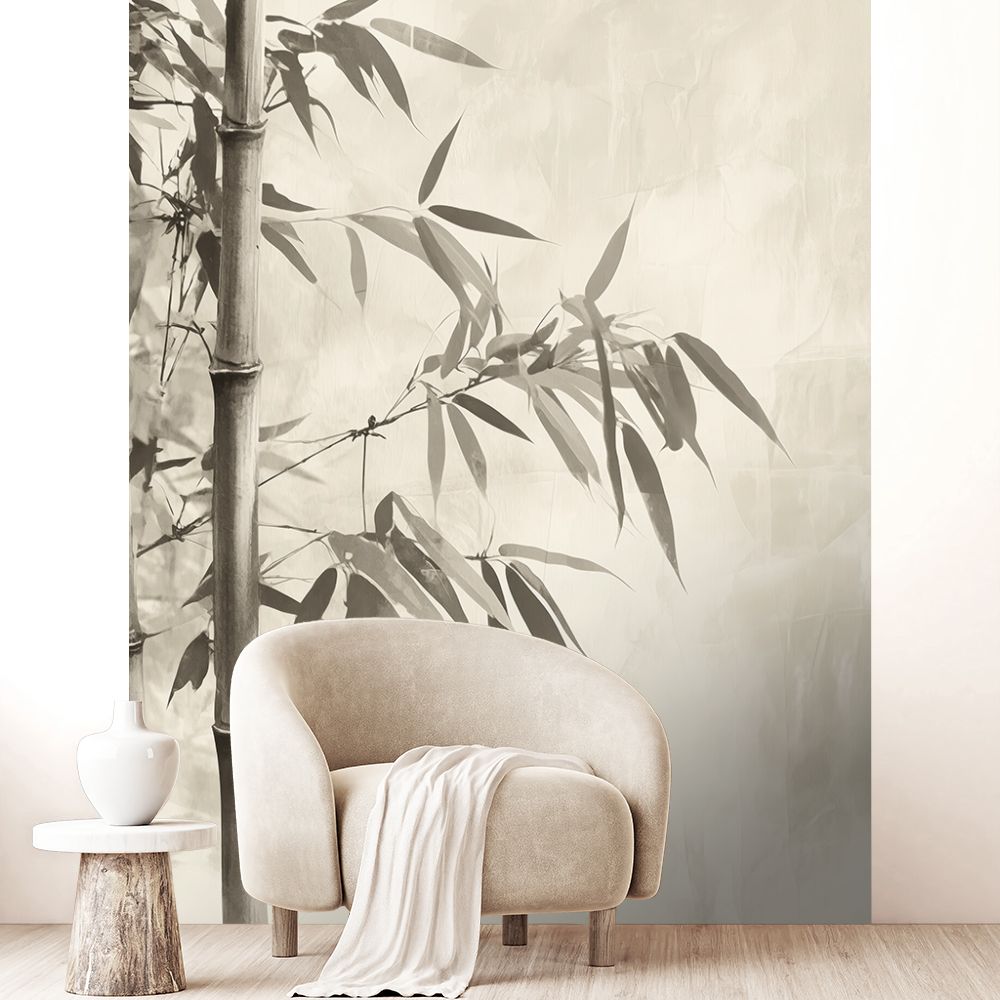 Papier peint "Bambous tranquilles"