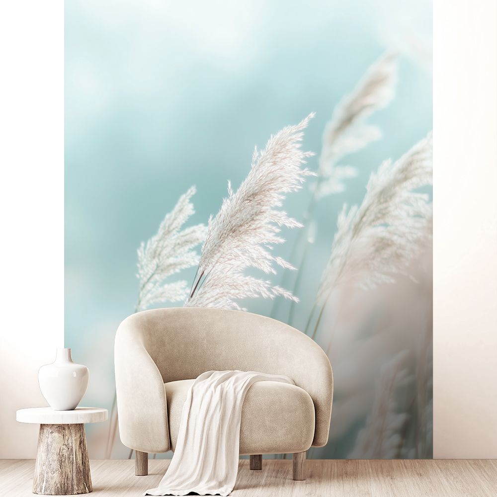 Papier peint "Herbes délicates"